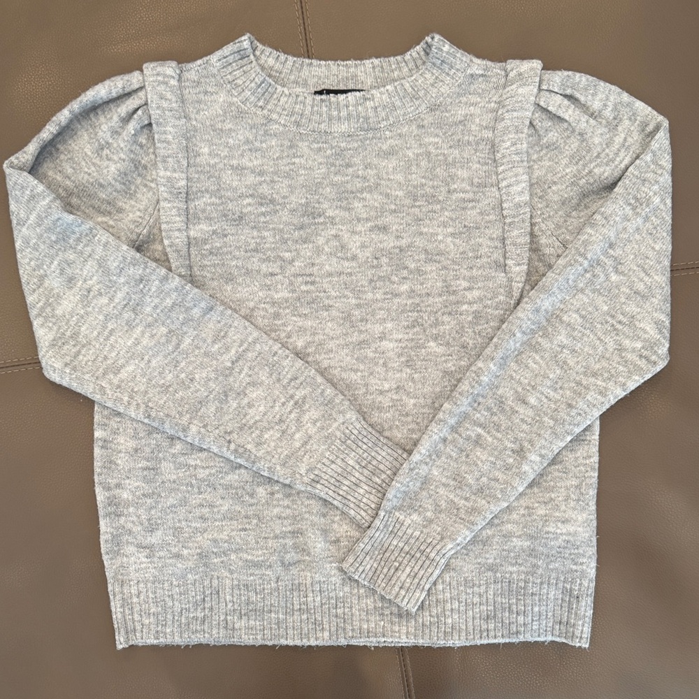 DKNY Light Gray Women's Crew Neck Sweater